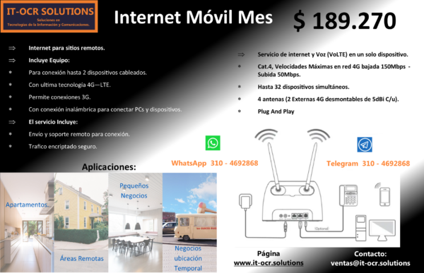 Internet Móvil Mes